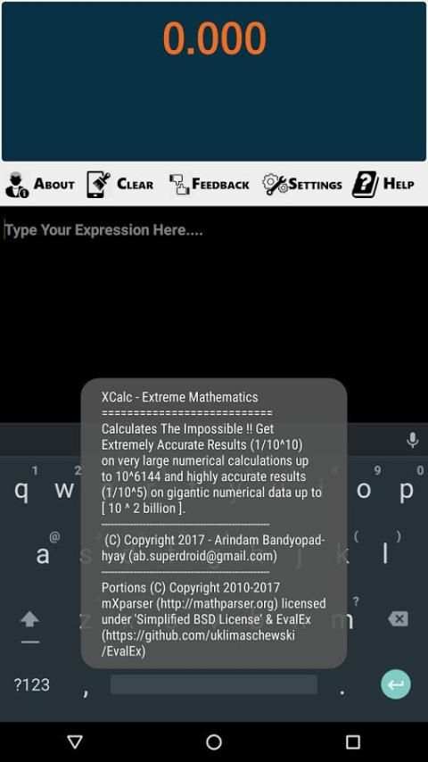 X Calculator - eXtreme Math скриншот 1