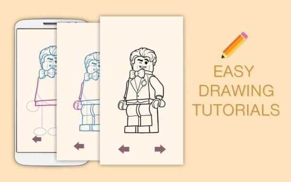 Draw Drawings Night Knight Batman Lego screenshot 2