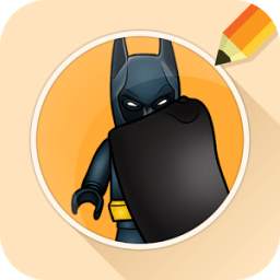 Draw Drawings Night Batman Lego 1.1