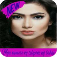 Mga numero ng telepono ng babae