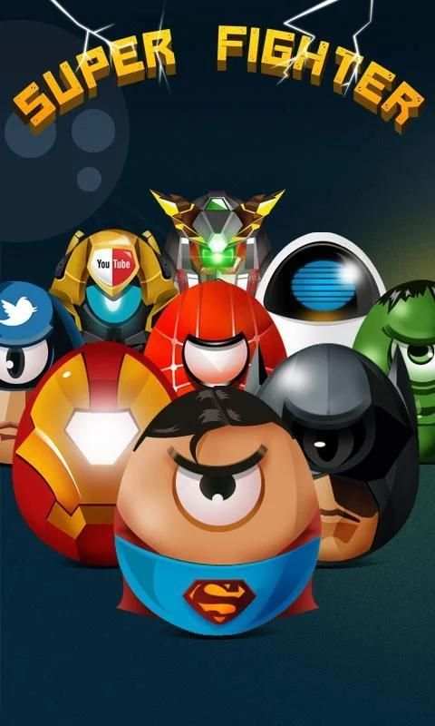 SuperFighter GO Launcher Theme screenshot 1