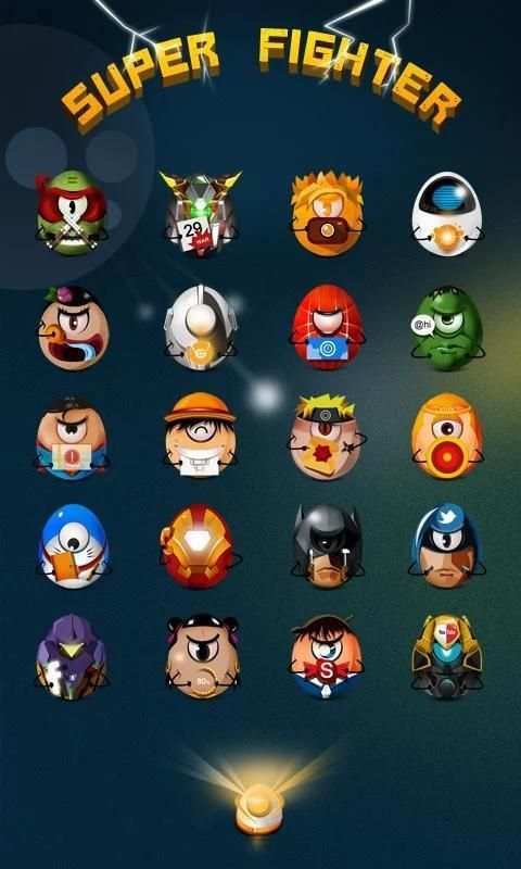 SuperFighter GO Launcher Theme скриншот 2