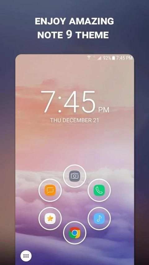 Note 9 Launcher Theme screenshot 2