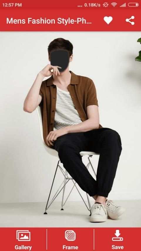 Men Fashion Style Photo Montage скриншот 5