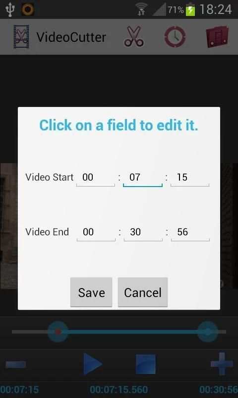 Video Cutter स्क्रीनशॉट 3