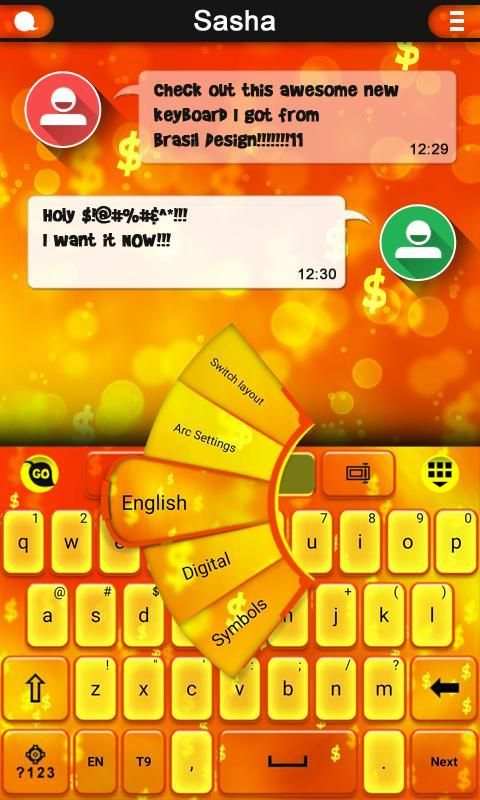 Big Money keyboard स्क्रीनशॉट 4