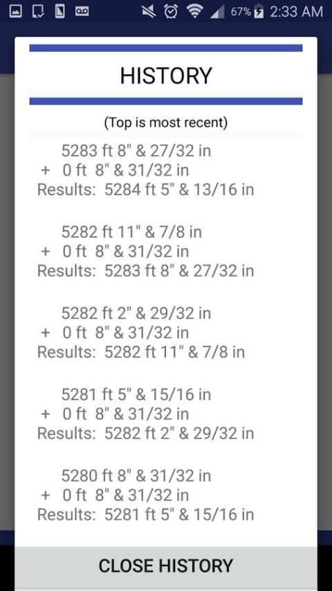 Feet and Inches Calculator 3 تصوير الشاشة