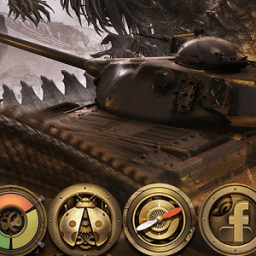 Tank fire theme Fine icon أيقونة
