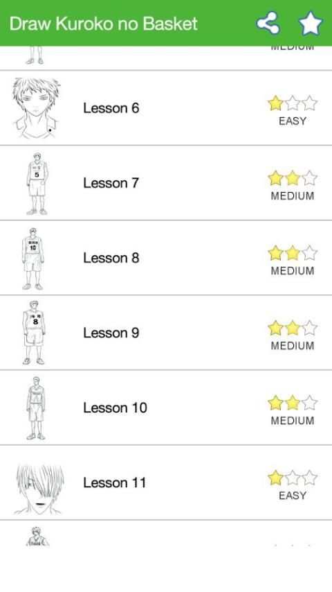 How To Draw :Kuroko no Basket Characters скриншот 5
