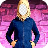 Hijab Jeans Style Photo Frames