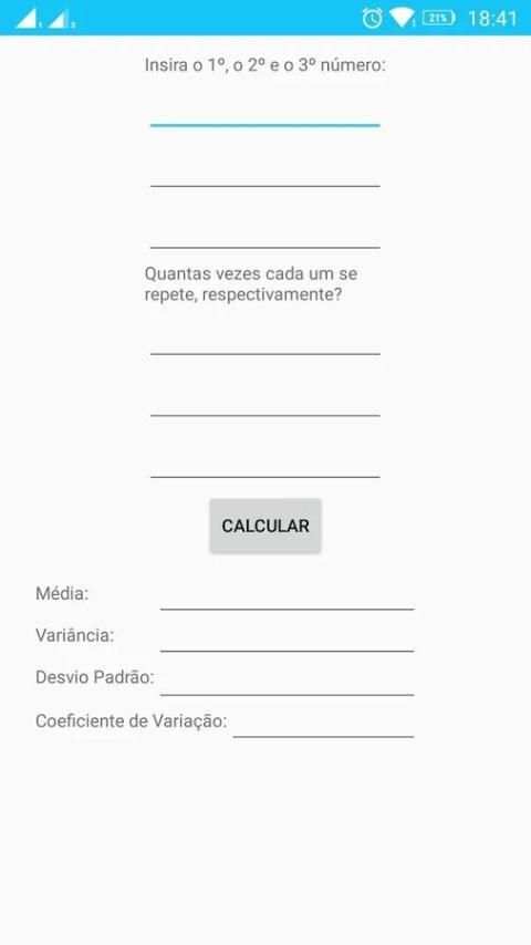Cálculos de Uma Matriz скриншот 3