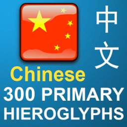 Chinese. 300 Primary Hieroglyphs