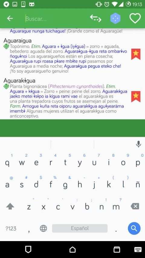 Traductor Guaraní screenshot 2