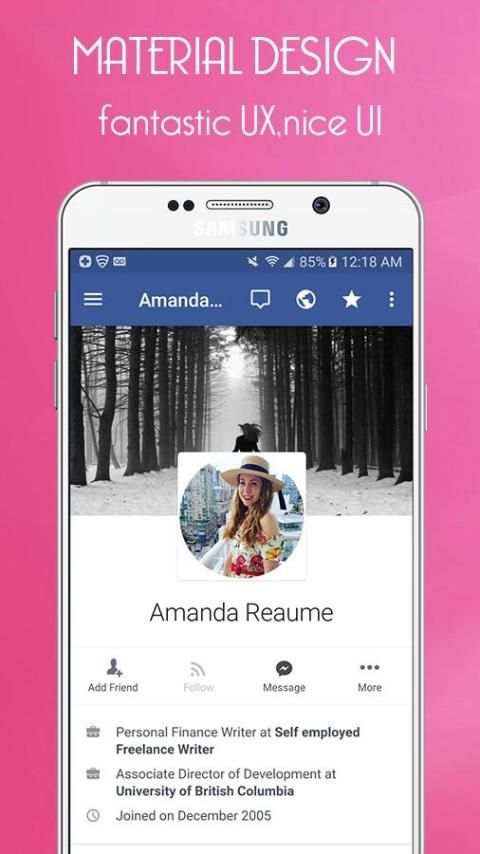Fast for Facebook - Fast messenger скриншот 5