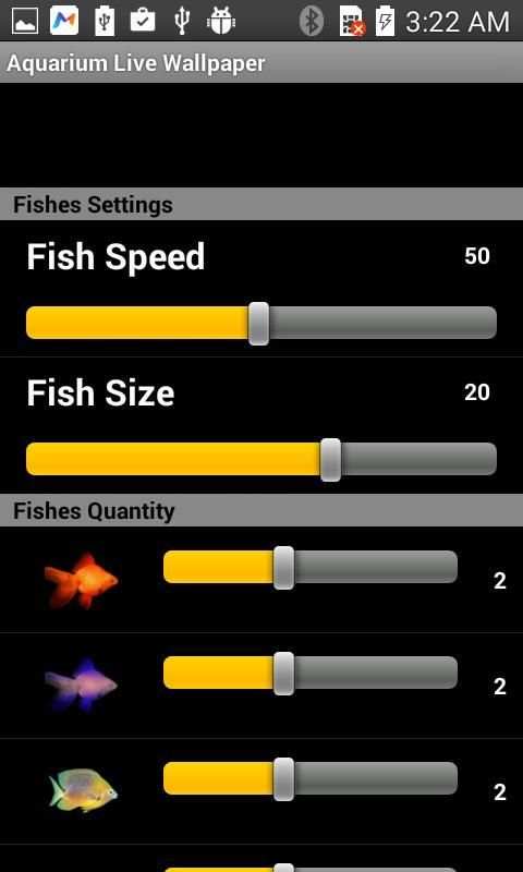 Aquarium Live Wallpaper स्क्रीनशॉट 6