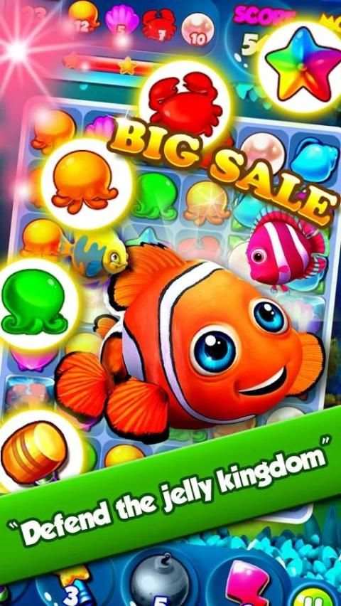 Fish Dash Mania - Fish crush скриншот 1
