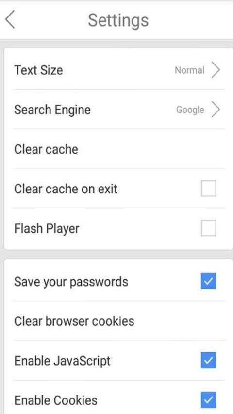 iUC Mini Browser- Fast CM screenshot 1