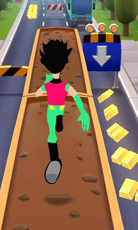 Subway Super Titans Go runner dash скриншот 1