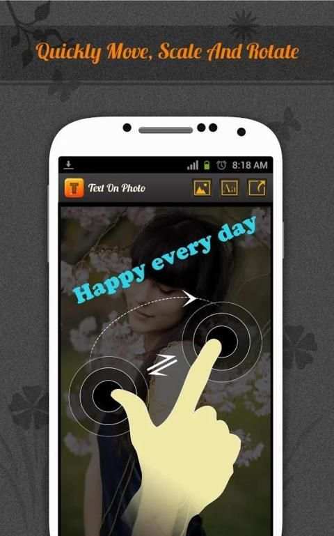 Text on Photo 1 تصوير الشاشة