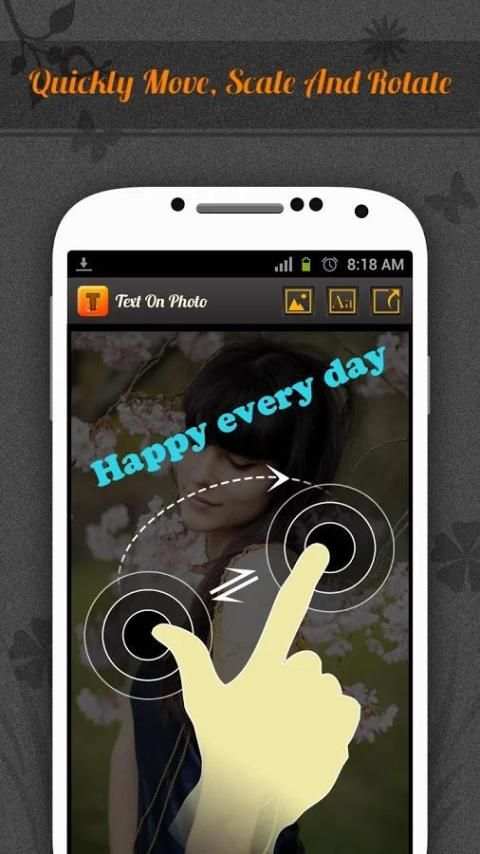 Text on Photo 6 تصوير الشاشة