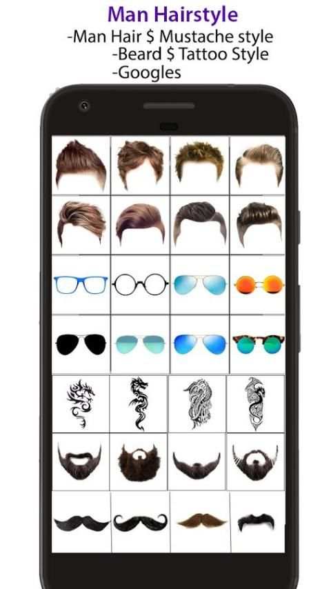 Man Hairstyle Photo Editor скриншот 4