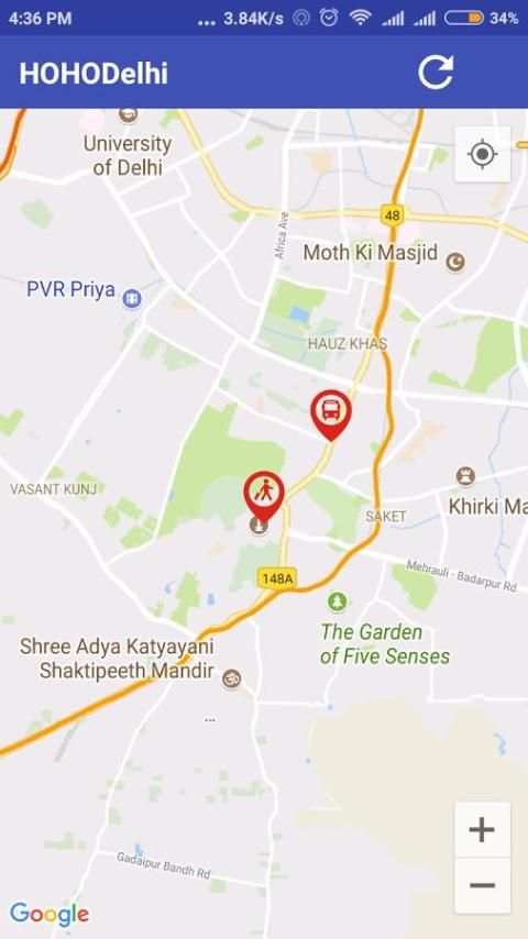HOHO Bus Tracking App screenshot 1