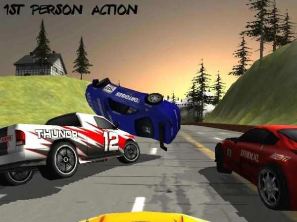 Rally Racing Doom 4 تصوير الشاشة