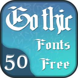 50 Gothic Fonts Free 1.0