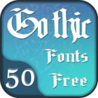 50 Gothic Fonts Free on 9Apps