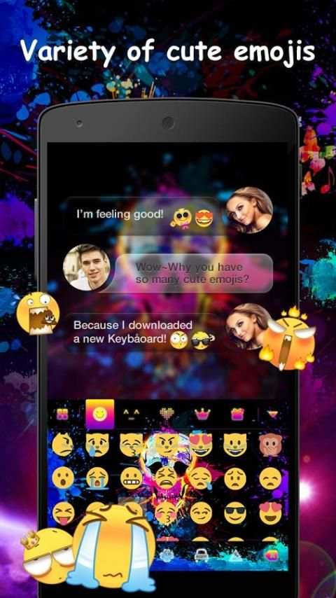 Keyboard - Boto: Flaming.Skull 5 تصوير الشاشة