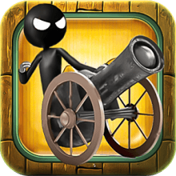 Stickman Cannon Ball Shooter icon