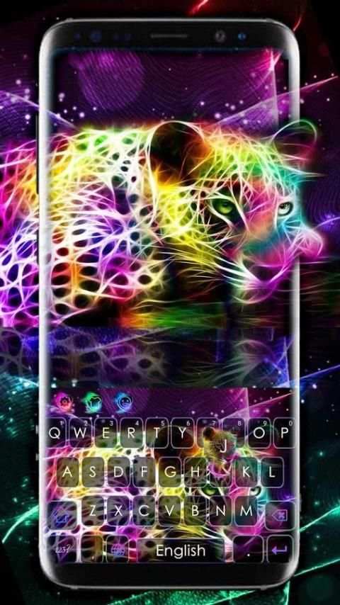 Hologram Leopard Keyboard स्क्रीनशॉट 4