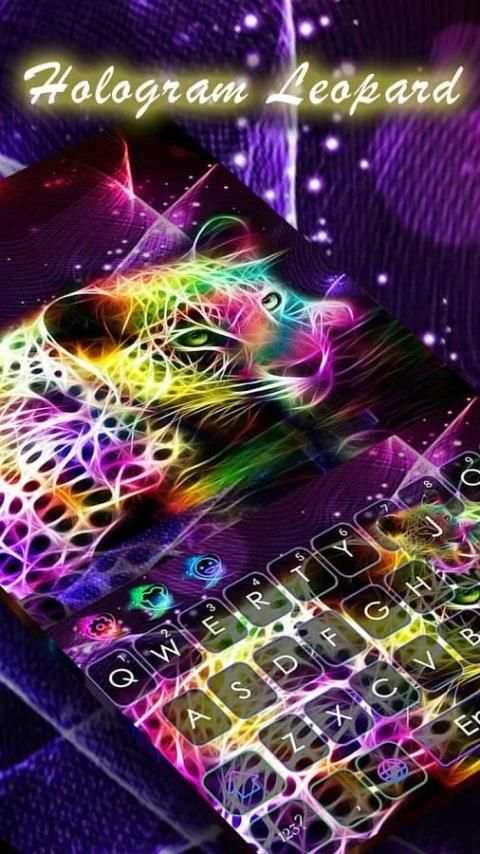Hologram Leopard Keyboard स्क्रीनशॉट 3