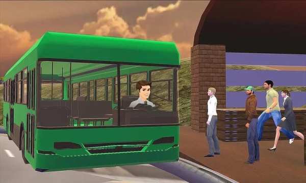 Offroad Hill Bus Driving 3D screenshot 18