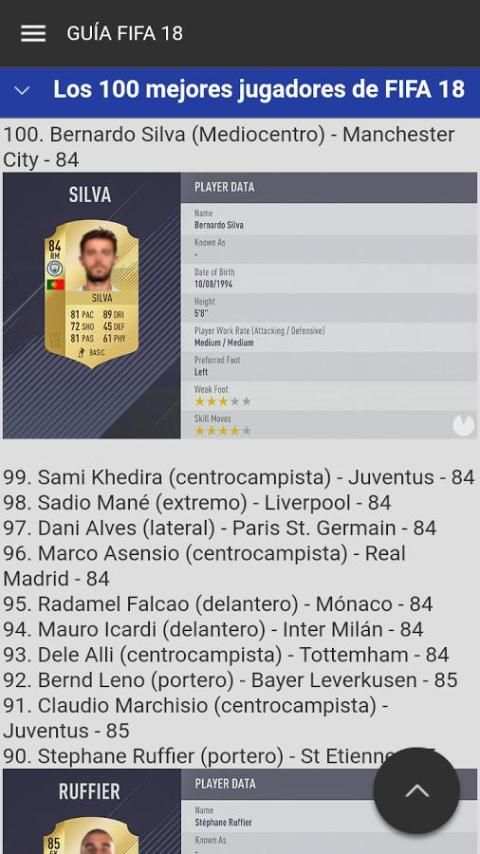 Guía para FIFA 18 screenshot 2