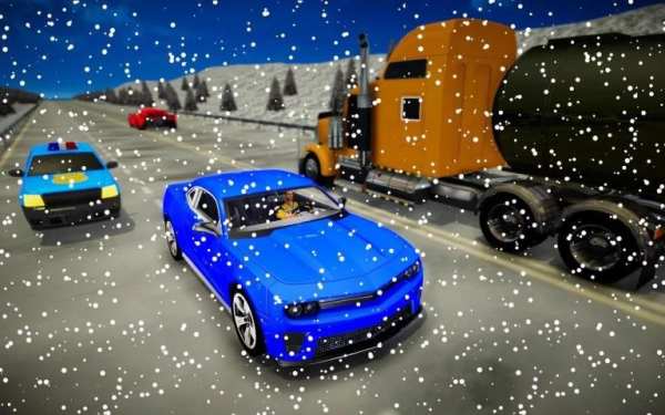Traffic Race In car 3D screenshot 2