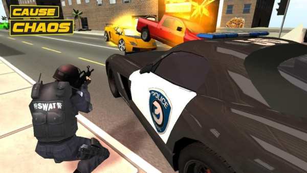 Police Car Chase 3D स्क्रीनशॉट 1