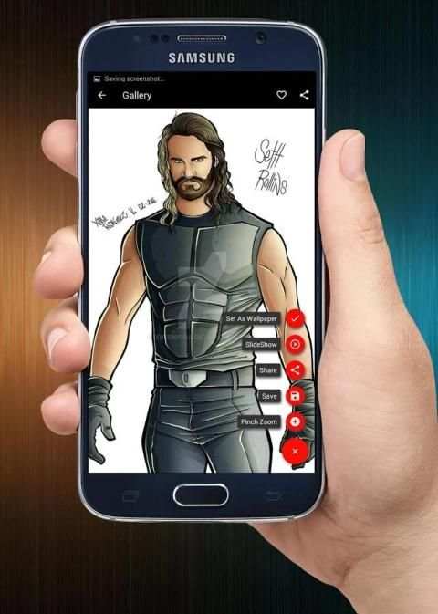 Seth Rollins Wallpaper WWE 2 تصوير الشاشة