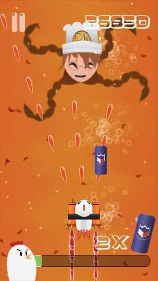 Rocket the Chicken Lite screenshot 1