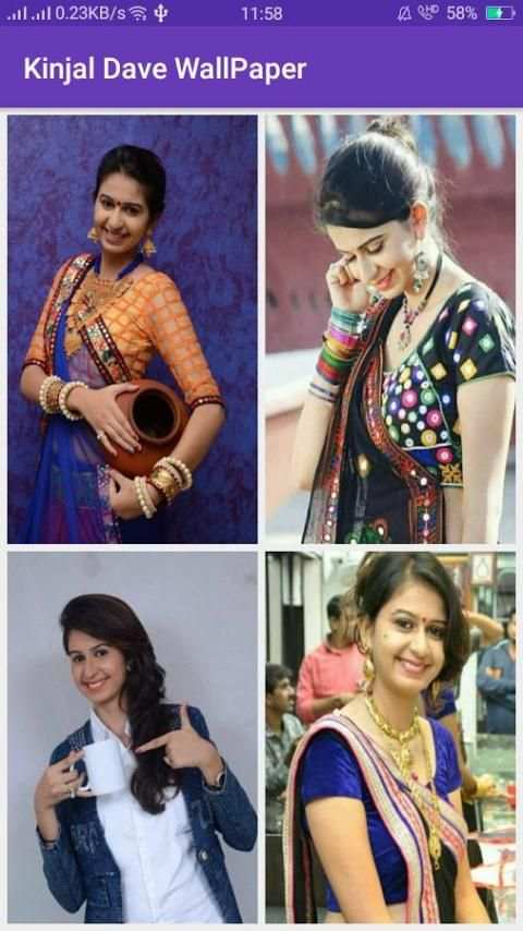 Kinjal Dave WallPaper скриншот 3