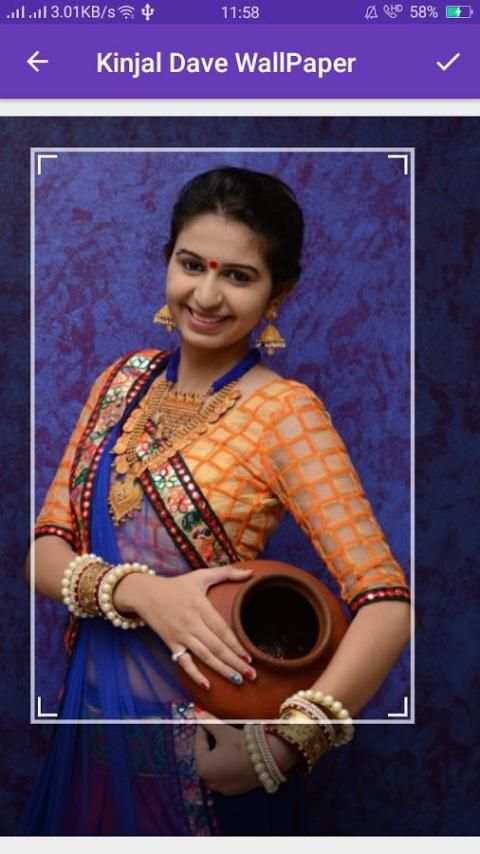 Kinjal Dave WallPaper screenshot 1