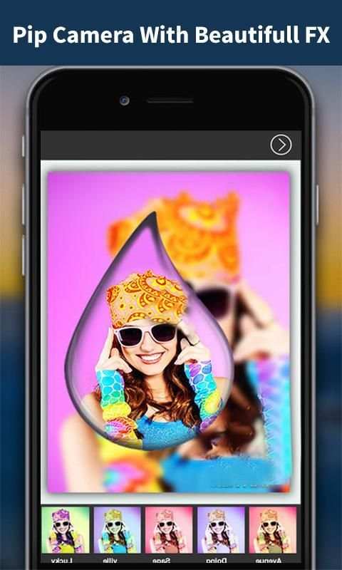 PIP Camera Pix Art Photo Effect 2018 Photo Editor скриншот 1