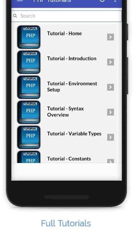 Tutorials for PHP Offline screenshot 4