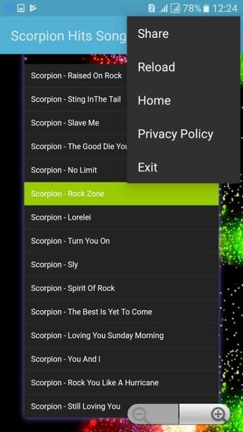Scorpion Hits Song screenshot 1