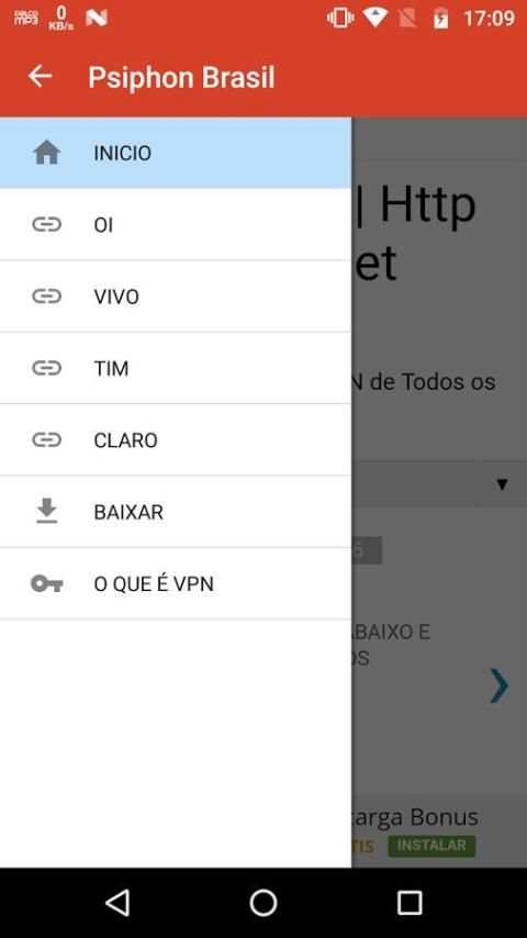 Novo Psiphon Brasil screenshot 2