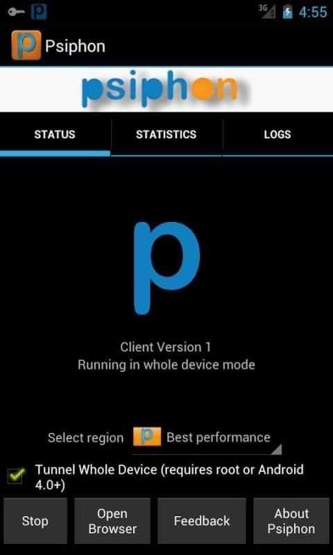 Novo Psiphon Brasil screenshot 7
