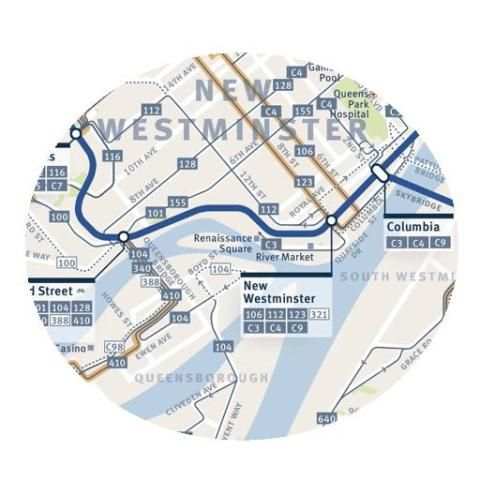 Vancouver Transport Map 2 تصوير الشاشة