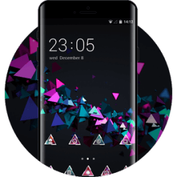 3D Cube Launcher Theme Cool Tech Wallpaper HD иконка