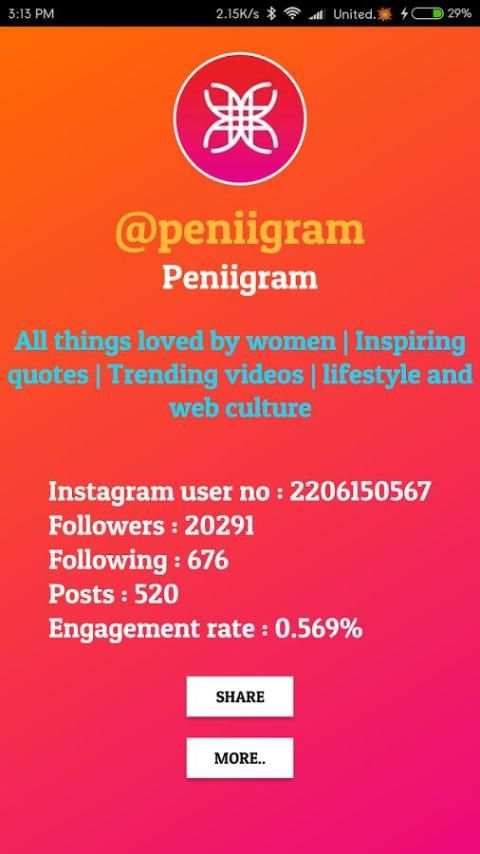 Profile Report For Instagram screenshot 3