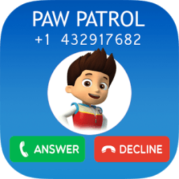 Fake Call From Paw Patrol icon